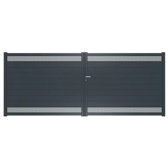 Portail battant Vahina aluminium sur-mesure | LAPEYRE SERVICES