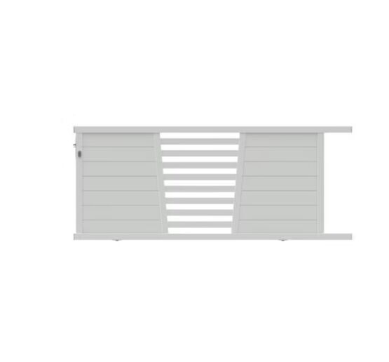 Portail coulissant Aluminium Pise avec barreaux | LAPEYRE SERVICES