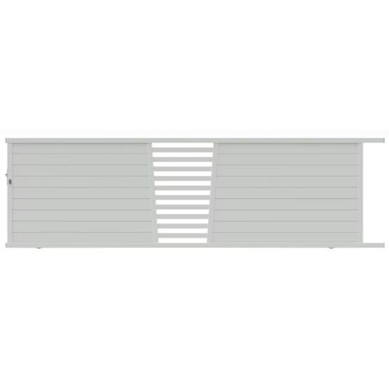 Portail coulissant Aluminium Pise avec barreaux sur-mesure | LAPEYRE SERVICES