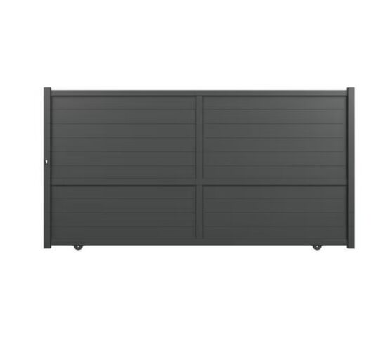 Portail coulissant aluminium Vassili motorisé Somfy | LAPEYRE SERVICES