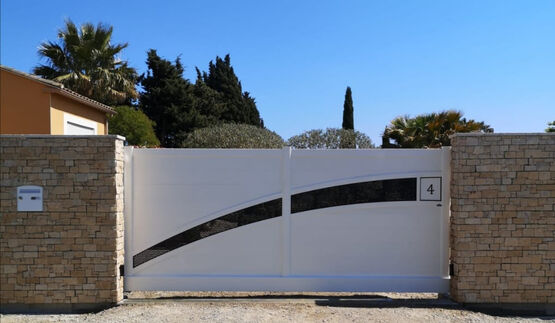  Portail en aluminium | Collection Modernité - Portails aluminium