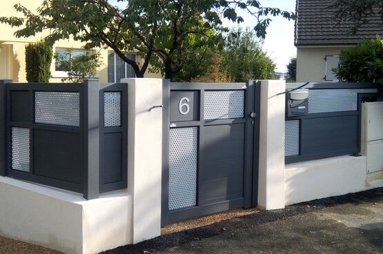 Portail en aluminium | Collection Modernité - produit présenté par TSCHOEPPÉ