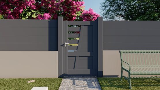 Portail Isola de la ligne Prestige | portail Bonnet - Portails aluminium