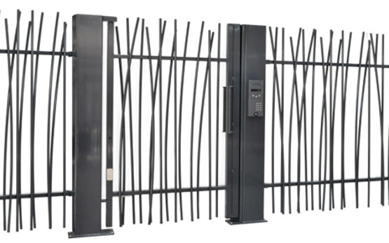 Portail pivotant à électroaimants intégrés pour logements collectifs | Resilog - produit présenté par NORMACLO