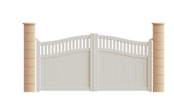  Portails en PVC à barreaux horizontaux ou verticaux | BAGATELLE  - ROTHE