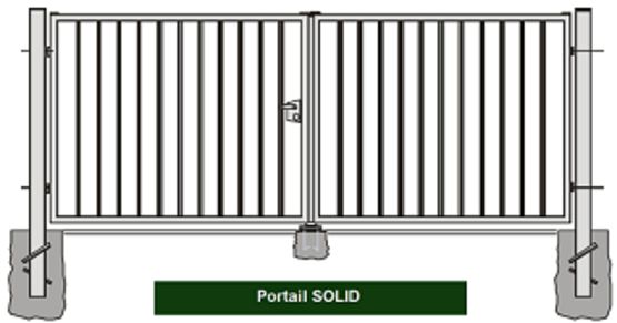Portails et portillons | SOLID, MAGLIA - produit présenté par SODITRADE