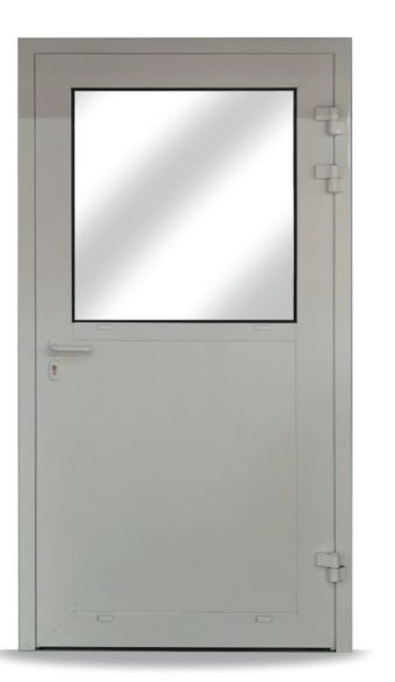  Porte aluminium isolante : porte de service, porte d&#039;entrée | RENOVAL Menuiseries  - Porte d'entrée en aluminium