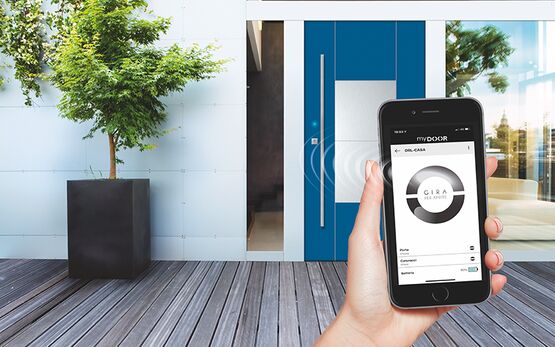  Porte anti-effraction connectée I NEXT ELETTRA - Porte palière métallique