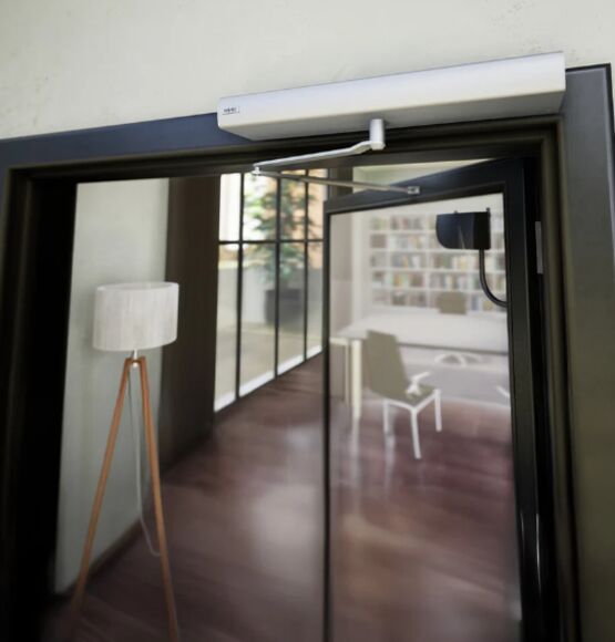 Porte automatique battante | Automatisme FAAC haute performance - produit présenté par CT FERMETURES