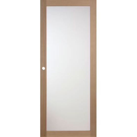 Porte coulissante en chêne plaqué | LAPEYRE SERVICES