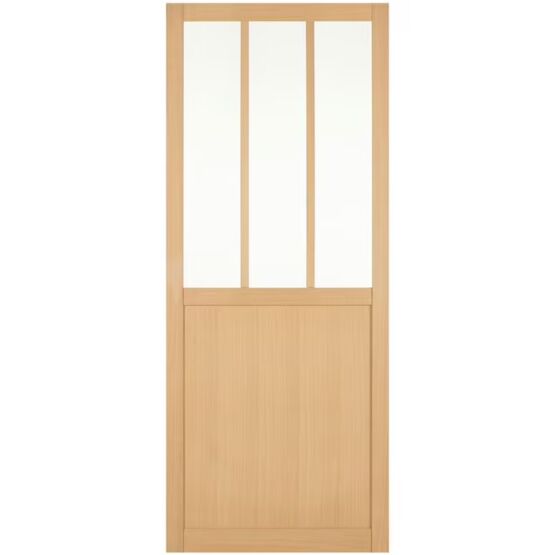 Porte coulissante verrière chêne | LAPEYRE SERVICES