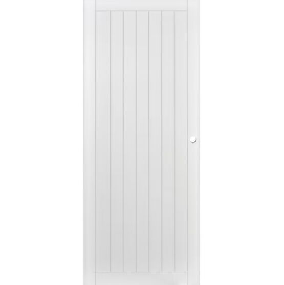 Porte coulissante verticale laquée blanc | LAPEYRE SERVICES