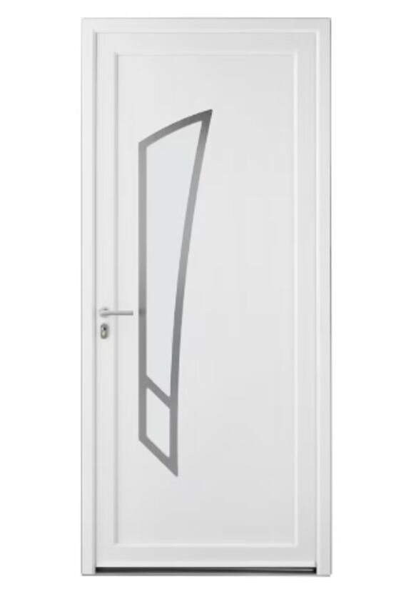 Porte d'entrée à barillet 215 x 90 cm | Auray PVC