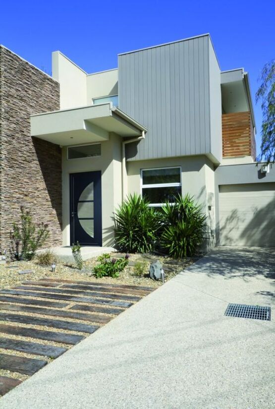 Porte d’entrée à parcloser | SECURYS 67 aluminium panneaux 32 mm