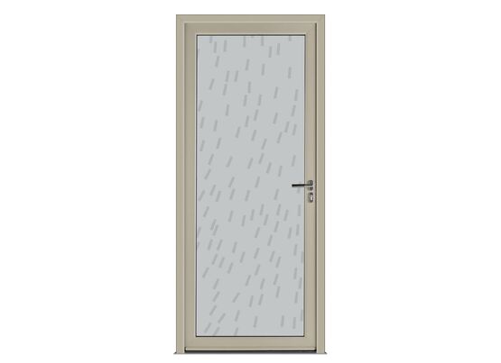 Porte d'entrée Adenora Aluminium avec Vitrage Orgue | LAPEYRE SERVICES