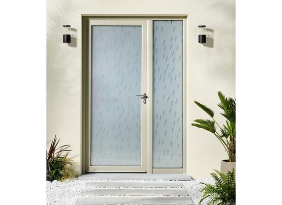  Porte d'entrée Adenora Aluminium avec Vitrage Orgue | LAPEYRE SERVICES - Porte d'entrée en aluminium