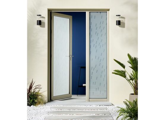 Porte d'entrée Adenora Aluminium avec Vitrage Orgue | LAPEYRE SERVICES - produit présenté par LAPEYRE SERVICES
