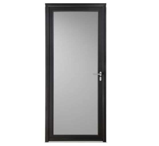 Porte d'entrée ADENORA aluminium vitrage Antélio argent sur-mesure