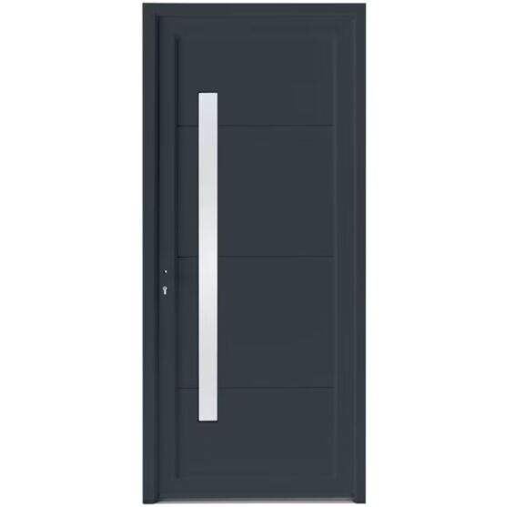 Porte d'entrée Alice PVC Gris | LAPEYRE SERVICES