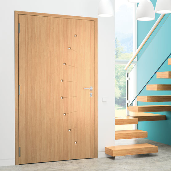  Porte d&#039;entrée aluminium et mixte | MILLET PORTES &amp; FENÊTRES - Porte d'entrée en matériaux mixtes