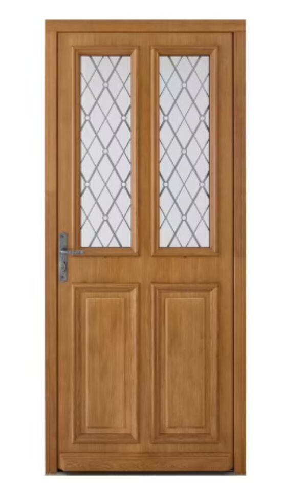 Porte d'entrée Anne Laure chêne avec barillet | LAPEYRE SERVICES