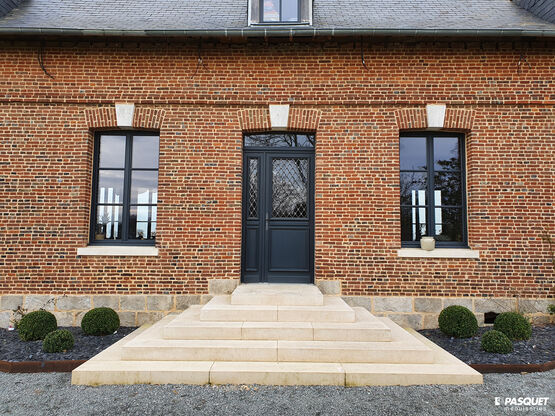  Porte d&#039;entrée bois | Thibaudière - PASQUET MENUISERIES