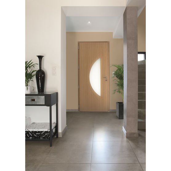 Porte Dentrée Mixte Bois Aluminium Atlantide Duo