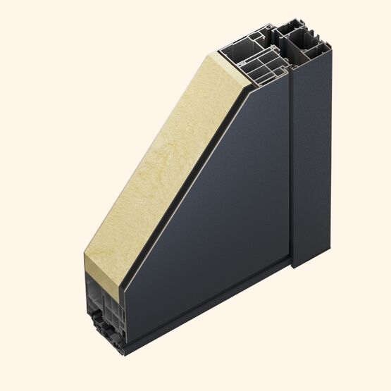  Porte d'entrée monobloc en aluminium 5800R  - SEPALUMIC