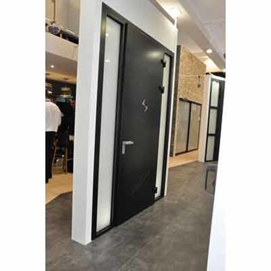  Porte d&#039;entrée monobloc en aluminium à haute performance thermique | Série 5700 Monobloc - Porte d'entrée en aluminium