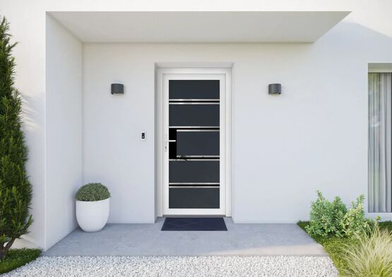 Porte d’entrée PVC sur mesure | TRYBA – Design, isolation et sécurité renforcée