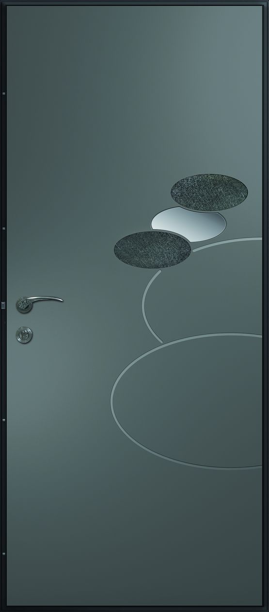  Porte d&#039;entrée traditionnelle en aluminium | CUZCO - Série 713PP - Porte d'entrée en aluminium