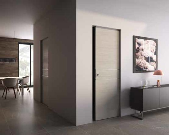 Porte d’intérieur coulissante en bois | Gamme Comfort   - produit présenté par SCRIGNO 