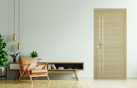  Porte de distribution intérieure à décor chêne clair naturel | Kreation Vicenza - RIGHINI