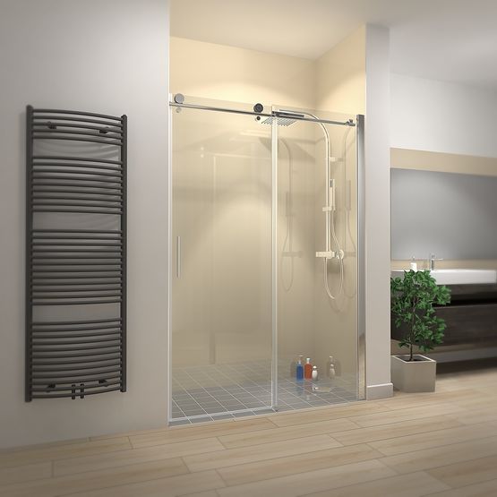  Porte de douche coulissante avec ou sans paroi latérale | Masterclass D7080 - SCHULTE HOME GMBH + CO. KG