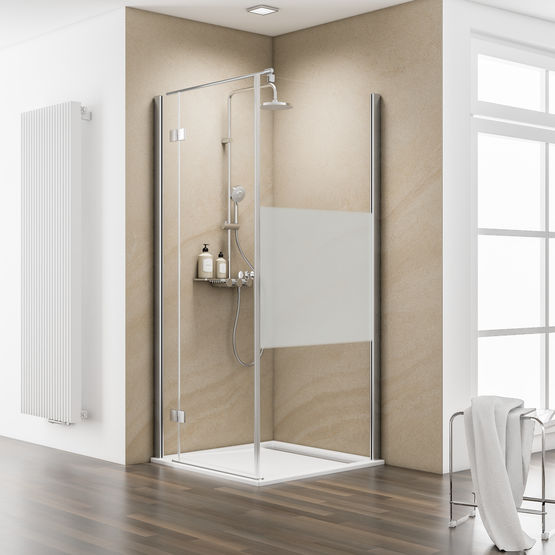 Porte de douche Pivotante avec ou sans paroi latérale  Masterclass D7401 - produit présenté par SCHULTE HOME GMBH + CO. KG