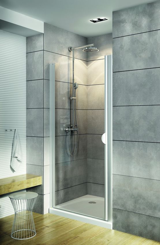 Porte de douche pivotante Sunny 80, 90 cm,en niche ou avec paroi latérale  D2310 - produit présenté par SCHULTE HOME GMBH + CO. KG