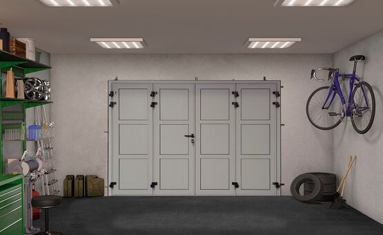  Porte de garage aluminium personnalisable | CYLLÈNE - SOTHOFERM