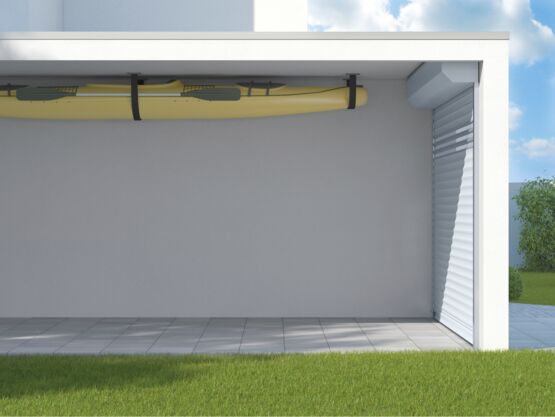  Porte de garage enroulable en aluminium | Masterlis  - Porte coulissante de garage