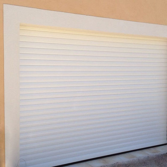 Porte de garage enroulable sur mesure en aluminium | Alsol