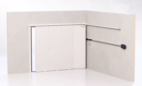 Porte de garage sectionnelle à déplacement latéral  - produit présenté par FAME