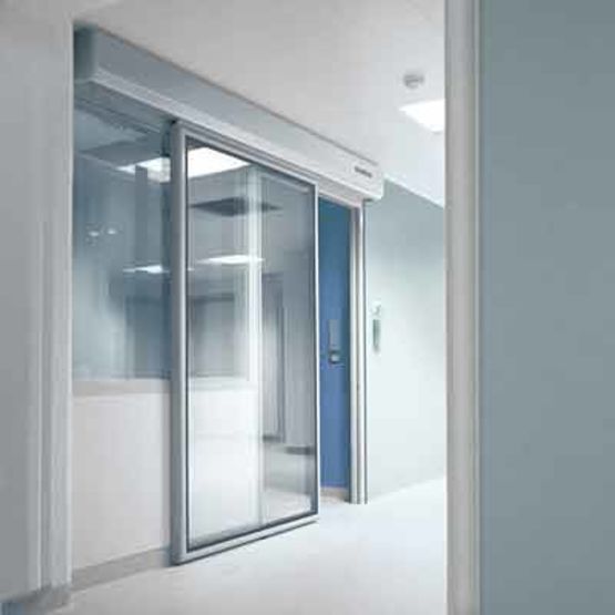 Porte étanche et à débit de fuite contrôlé pour lieux stériles | Hermeticdrive - produit présenté par GEZE