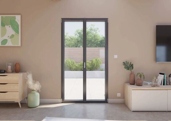 Porte-fenêtre aluminium | Menuiserie aluminium haute performance TRYBA