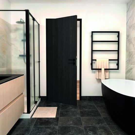  Porte intérieure à âme alvéolaire ou pleine et finition ton bois | Nuova - Porte de distribution mixte