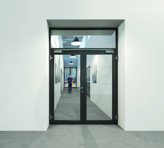Porte intérieure à profilés modulaires en aluminium sans rupture thermique | Wicstyle 65 N NG