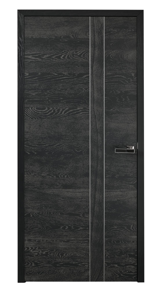  Porte intérieure personnalisable à parement en chêne massif | Emia - gamme modulo bois - Porte de distribution en bois