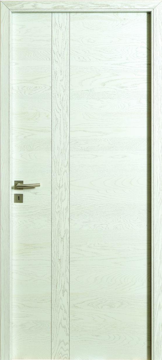 Porte intérieure personnalisable à parement en chêne massif | Emia - gamme modulo bois - produit présenté par ROZIÈRE