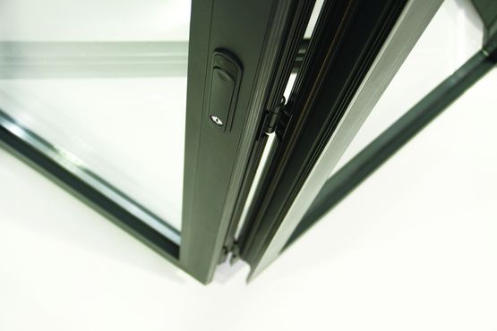  Porte repliable aluminium autoportée | SATIN MOON - Série 616 - PROFILS SYSTÈMES