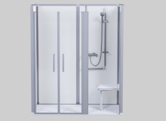 Porte saloon autoportante avec verre securit transparent | ONYX - produit présenté par AKW MEDICARE