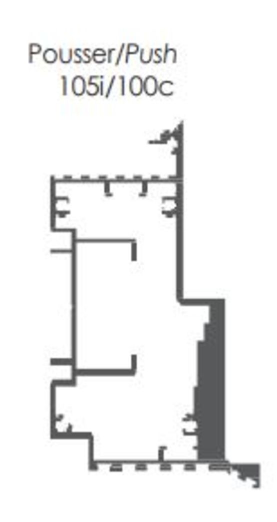 Porte Scrigno Essential battante sans traverse - produit présenté par SCRIGNO 