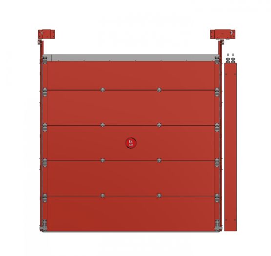 Porte sectionnelle acoustique sur mesure avec option coupe-feu | NOISE LOCK 47 dB